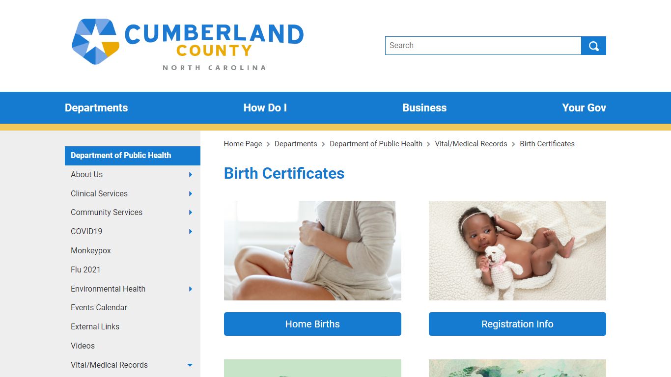 Birth Certificates - Horizontal County